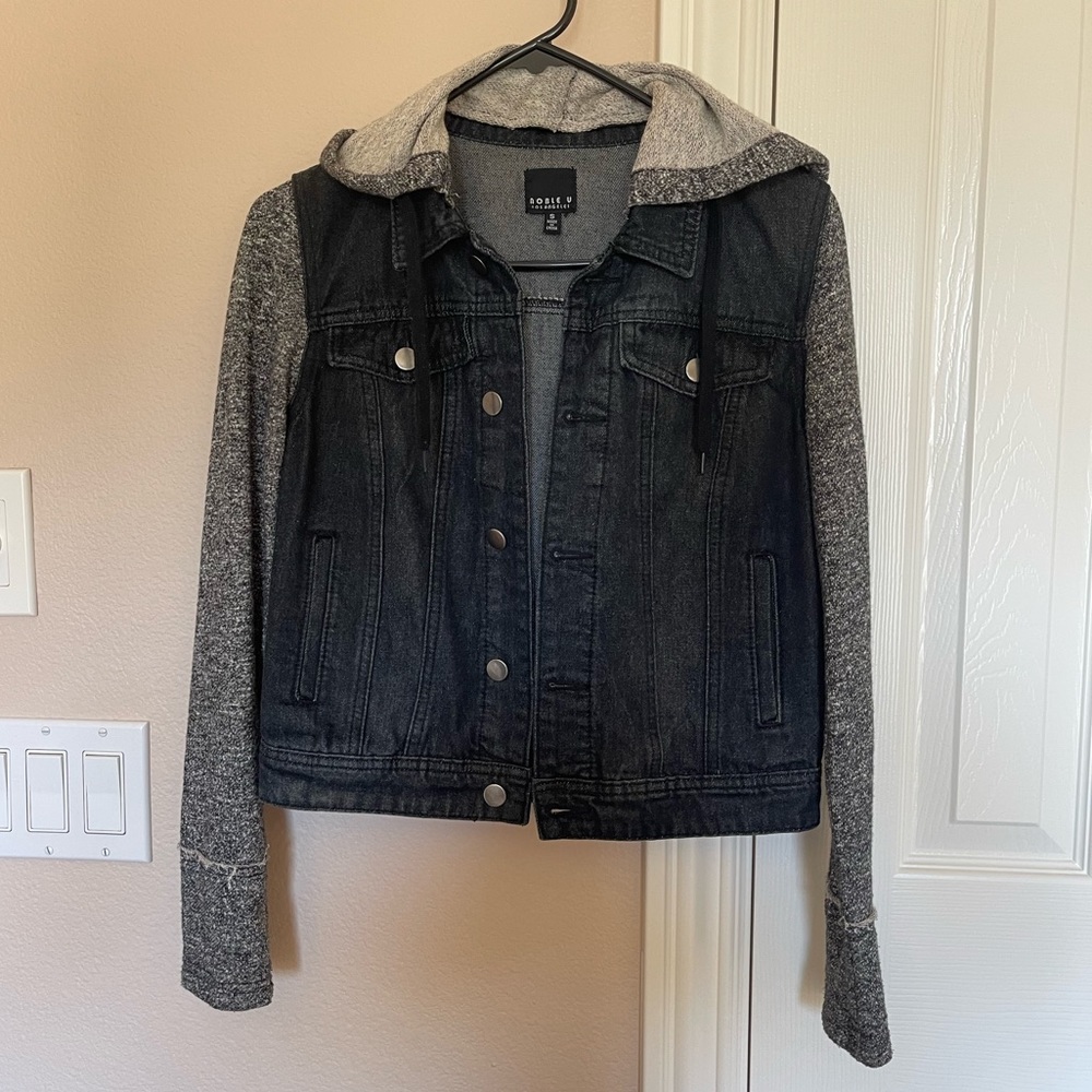 Denim Hooded Jacket